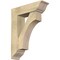 Ekena Millwork Westlake Traditional Rough Sawn Bracket w/ Offset Brace, Douglas Fir, 8"W x 28"D x 36"H BKT0806X28X36WTL01RDF - alternate 1